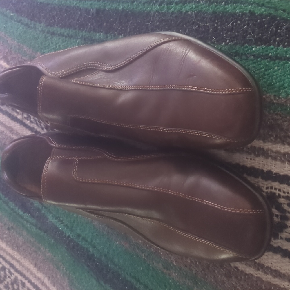 Men's Brown Leather Slip-On Shoes Cole Hann Nike Air